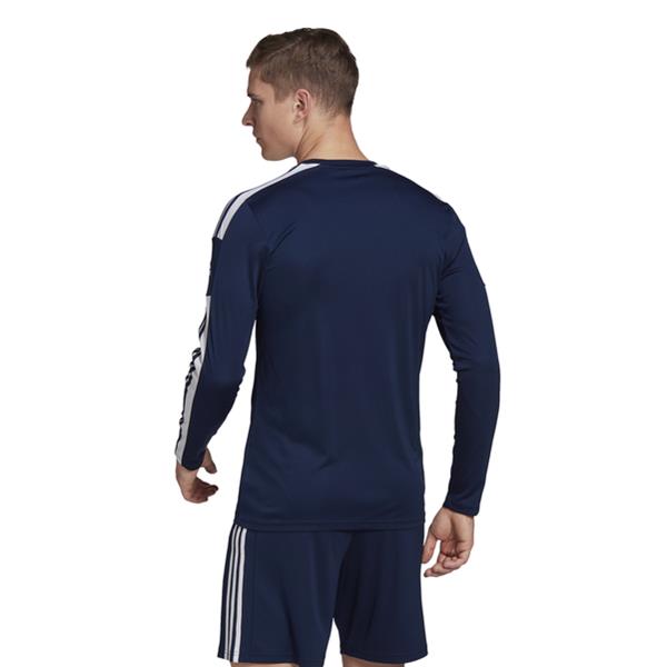 adidas Squadra 21 LS Team Navy Blue/White Football Shirt